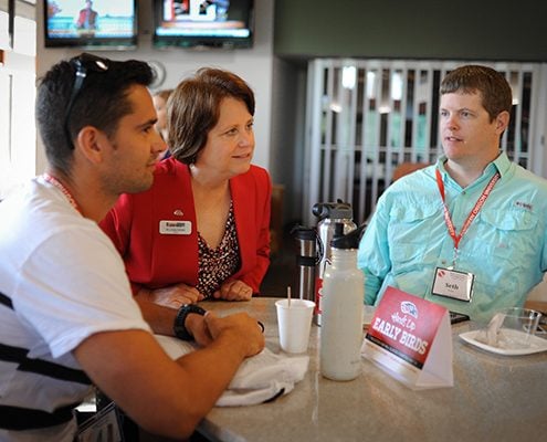 SOU President Linda Schott Meeting With Students