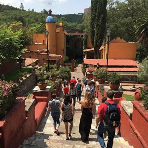 Explore the Town & Country of Guanajuato - Students walking down stairs
