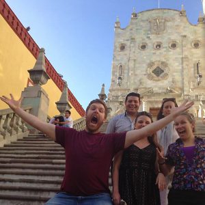 Have Fun at Universidad de Guanajuato - On the steps of the University