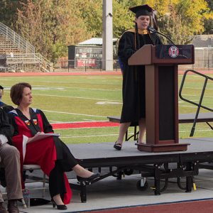 Brook Colley at SOU Convocation 2016