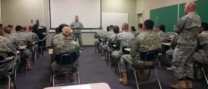 Southern Oregon University Military Science Students in Class