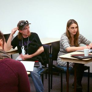 Political Science Students In Class at Southern Oregon University