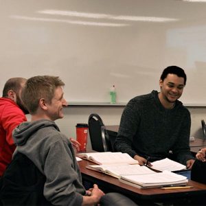 Students Smiling In Economics Class
