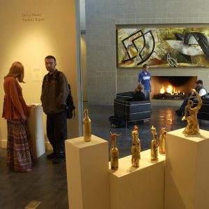 SOU Art Program Fireplace Lounge and Gallery