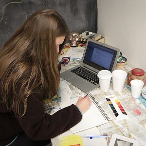 SOU Art Student in Private Studio