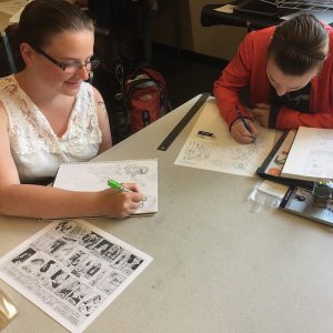 SOU Art Students Create Comic Books