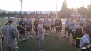 Military Science PT at SOU