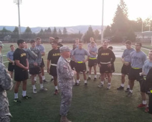 ROTC Physical Training at SOU
