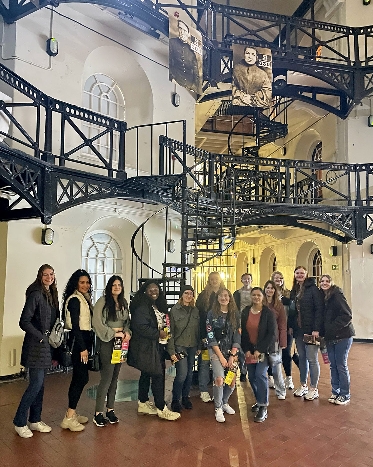 Southern Oregon University Criminology Program Trip Belfast Crumlin Road Gaol Jail