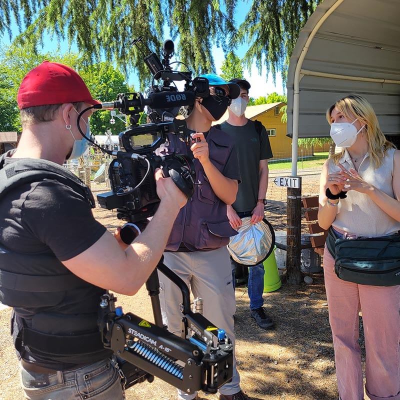 Filming a Film at Southern Oregon University