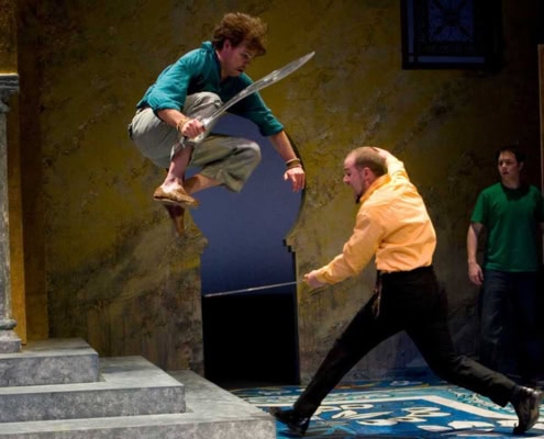 SOU Certificate in Shakespear Studies On Stage Sword Play at Southern Oregon University