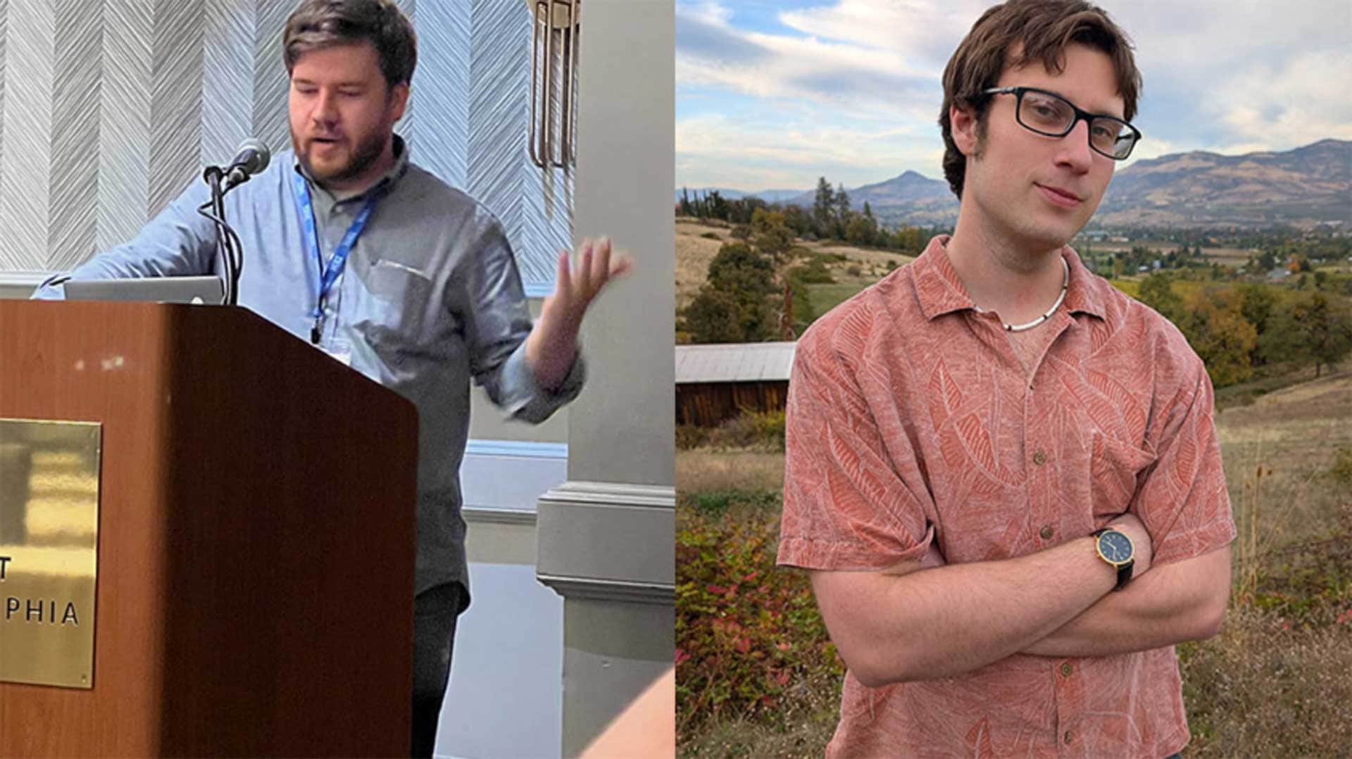 Graduate and current student present SOU research at national conference