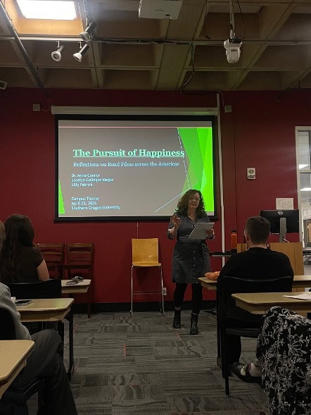 Presenting in front of an audience