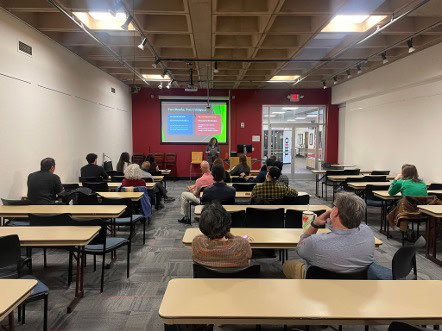 Audience view of presentation