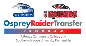 RCC Ospreys SOU Raiders Osprey Raider Transfer Program - A Rogue Community College and Southern Oregon University Partnership