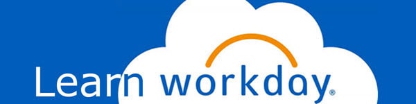 Learn Workday with Workday logo in a cloud