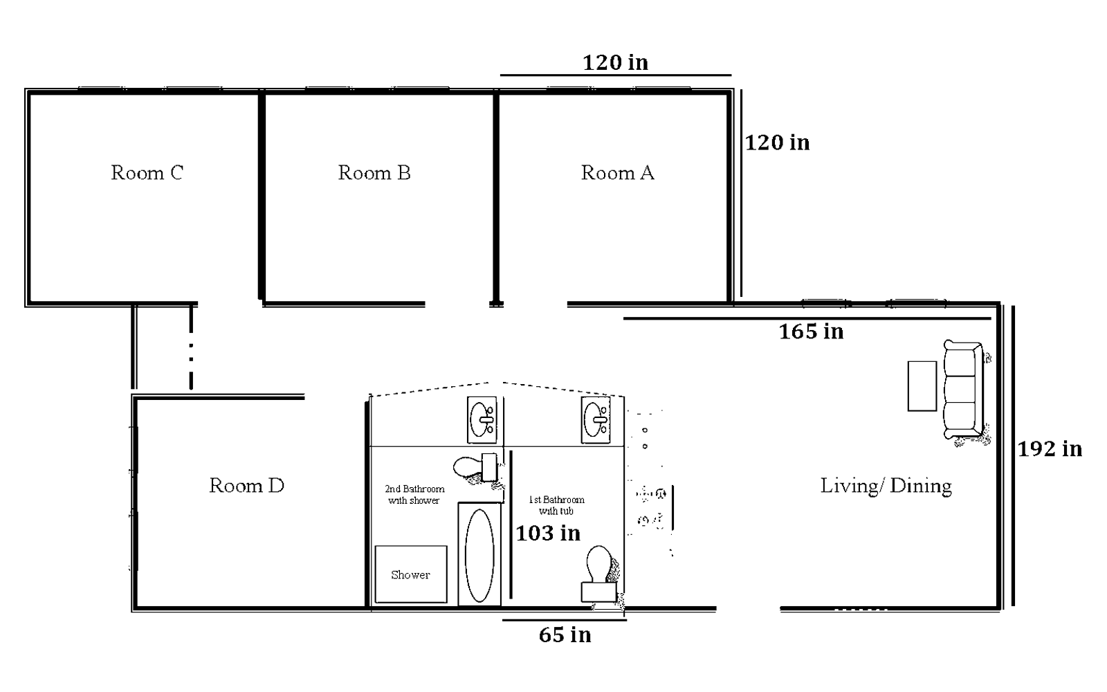 SOU Student Housing Madrone Layout