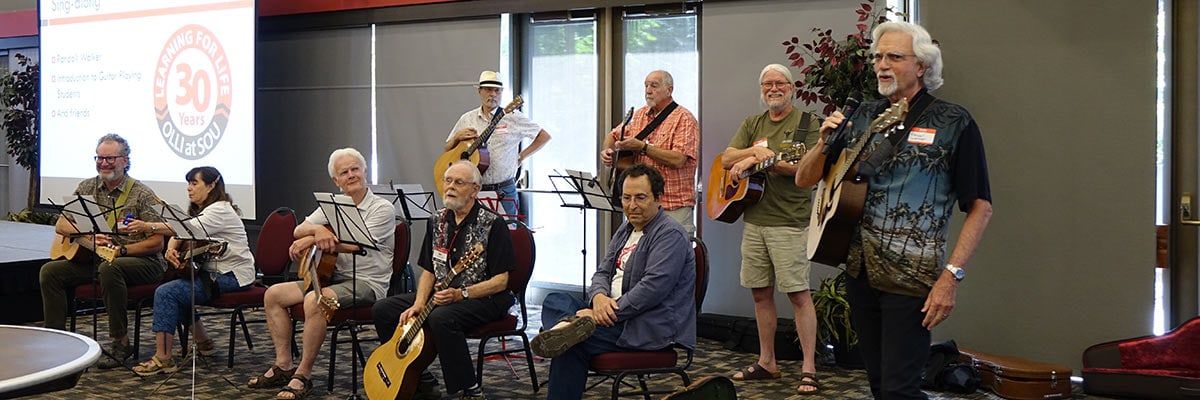 OLLI at SOU 2024 Guitar Jam SIG