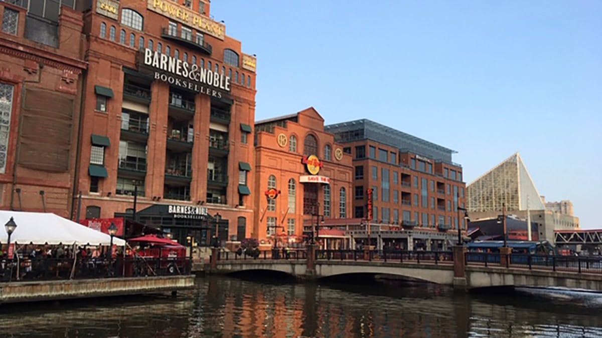 baltimore-blog Baltimore waterfront, outside Inside Higher Ed conference