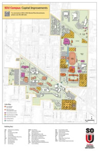 SOU Map Capital Improvements 2025
